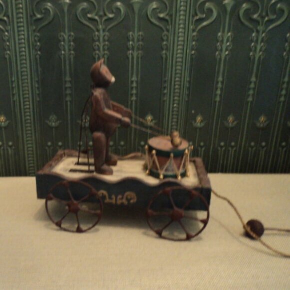 vintage pull along wooden toy - Picture 2 of 7